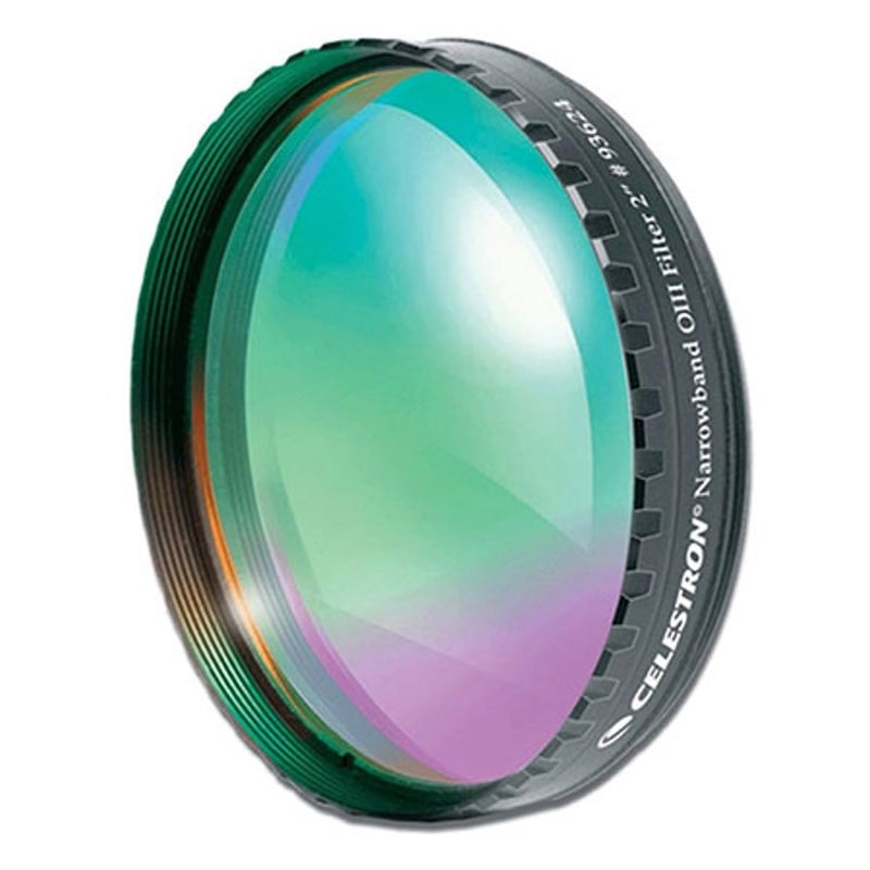 Celestron 93624 Narrowband Oxygen III 2" Filter - Isolates Oxygen Lines Emitted by Planetary and Emission Nebulae, Eliminates Un-Natural Coloured Halos Surrounding Bright Stars, Black - Image 2